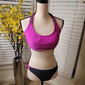 Pink and Gray Bikini